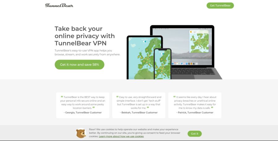 TunnelBear - Take your online Privacy